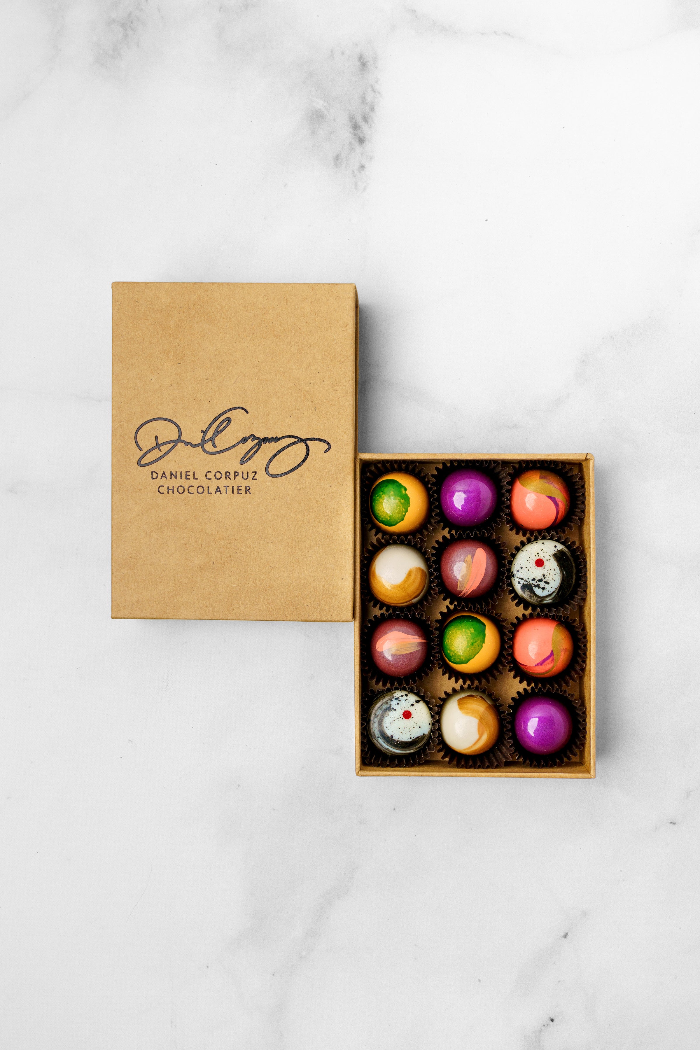 Team Favorites Bonbon Box | Daniel Corpuz Chocolatier